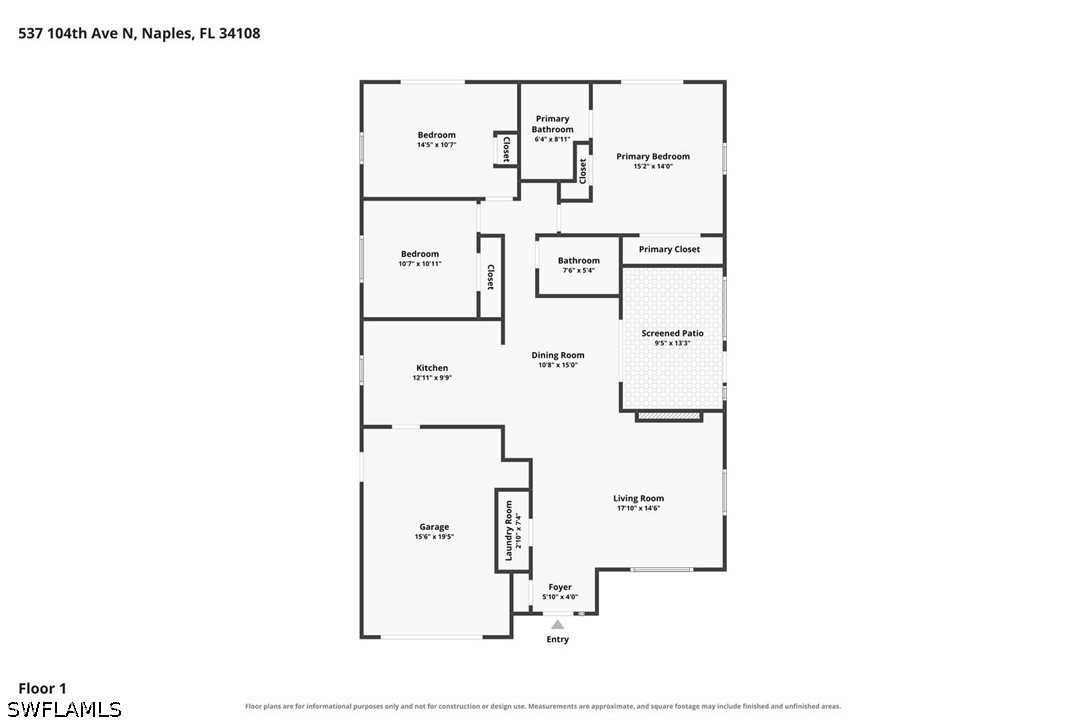 537 104th, Naples, FL 34108